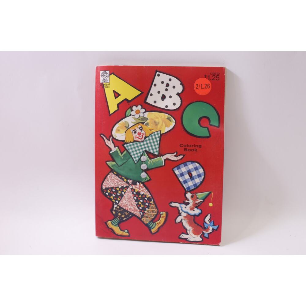 60s ABC, Coloring Book, Merrigold Press, Pre-school, Learning, Activity, Creati